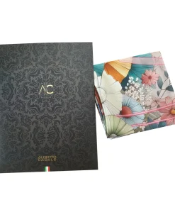 Alberto Cabale Kleine zijden sjaal Minimalist Flowers Cléo multicolor Discount