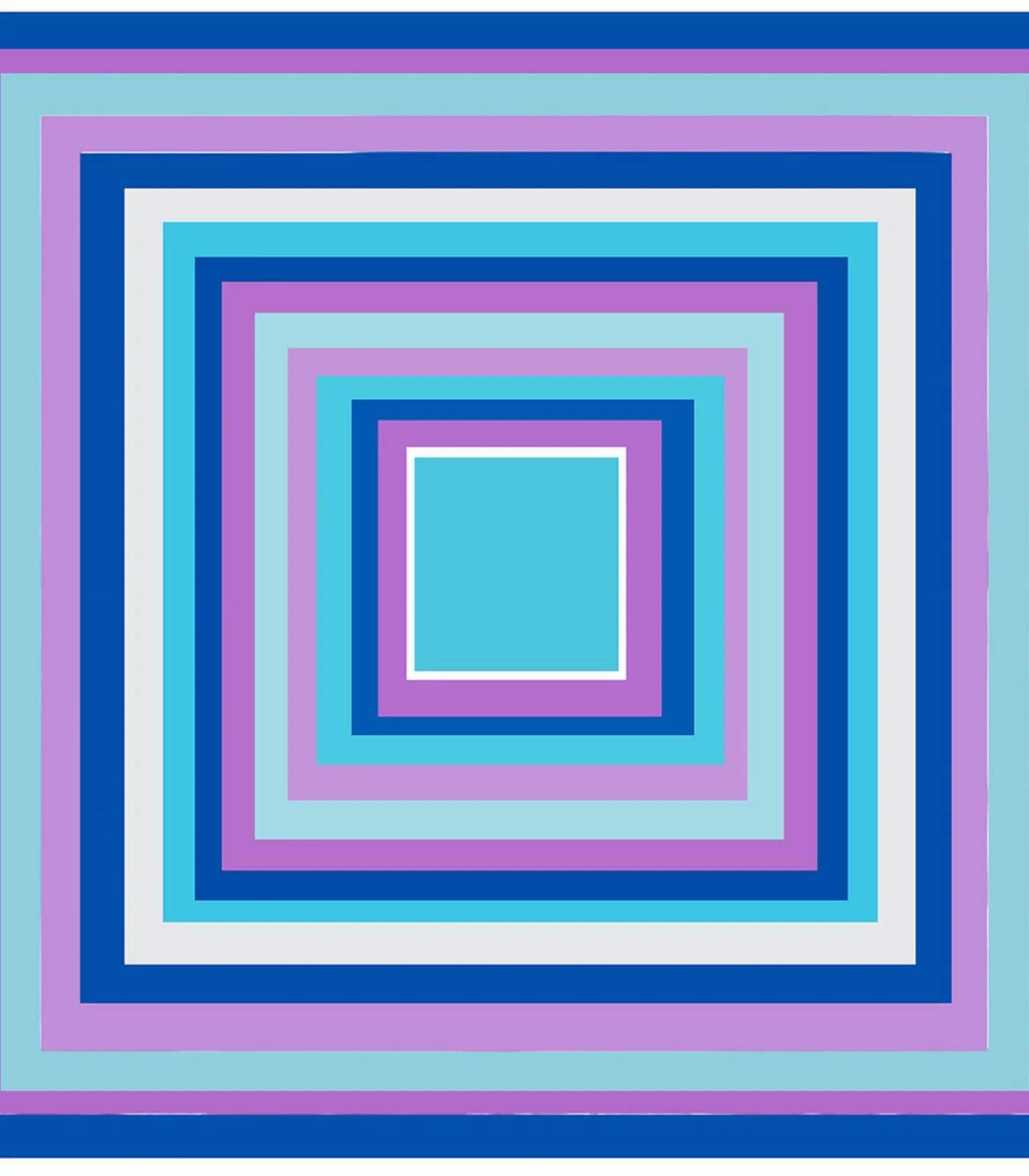 Alberto Cabale Kleine zijden sjaal Purple Blue Navy Cléo multicolor Clearance