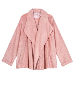 LE CHAT Kort jasje van flanellen pluche ESSENTIEL H73B pink Outlet