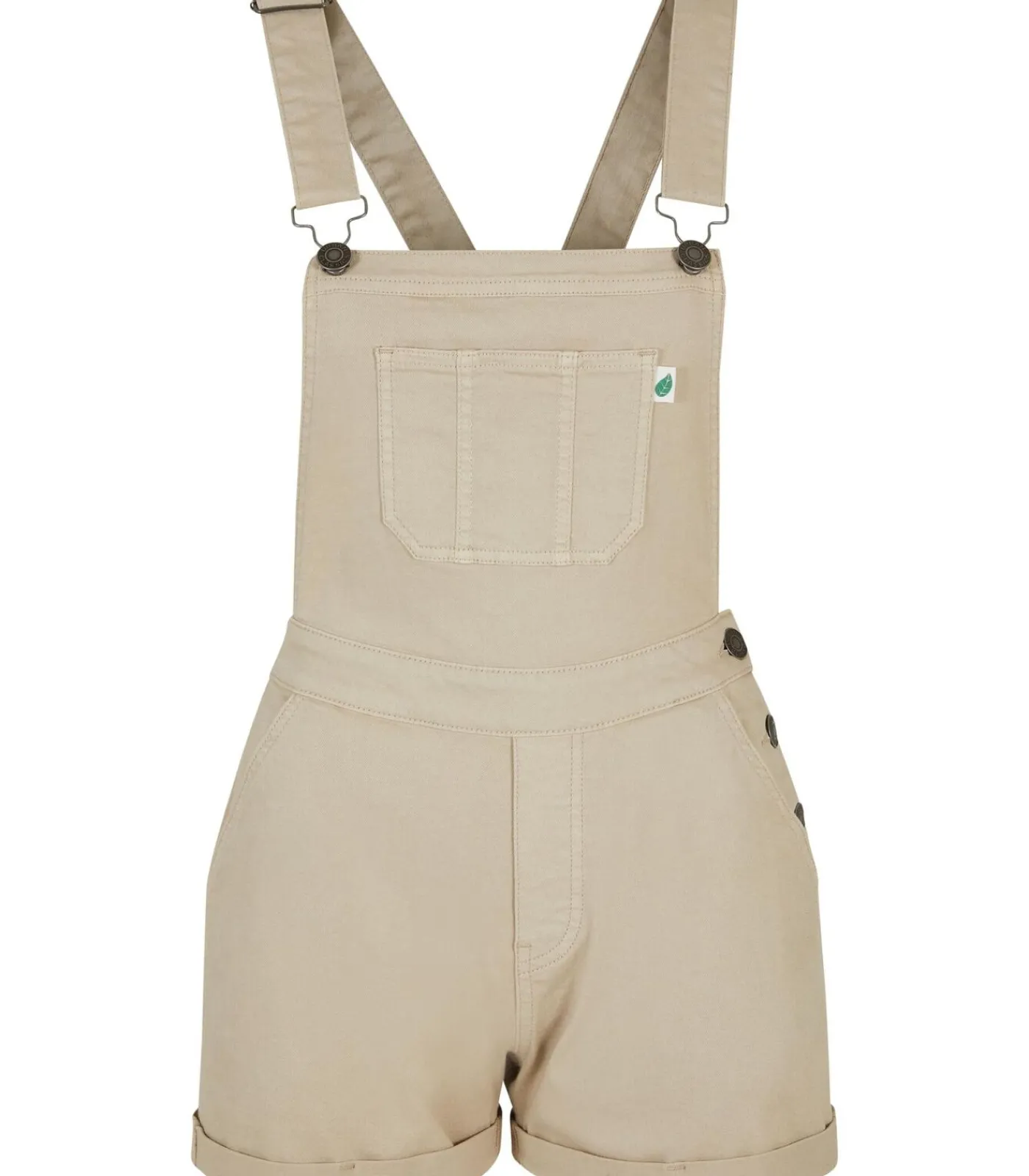 Urban Classics Korte biologische damesoverall white Discount