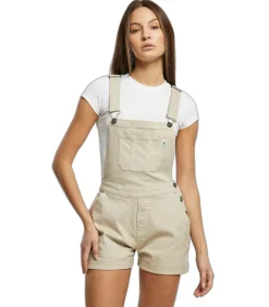 Urban Classics Korte biologische damesoverall white Discount