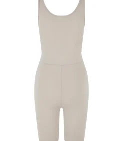 Urban Classics Korte jumpsuit voor vrouwen Organic gray