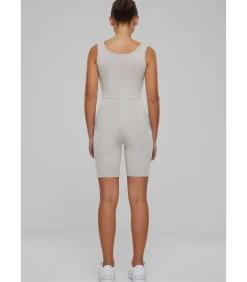 Urban Classics Korte jumpsuit voor vrouwen Organic gray