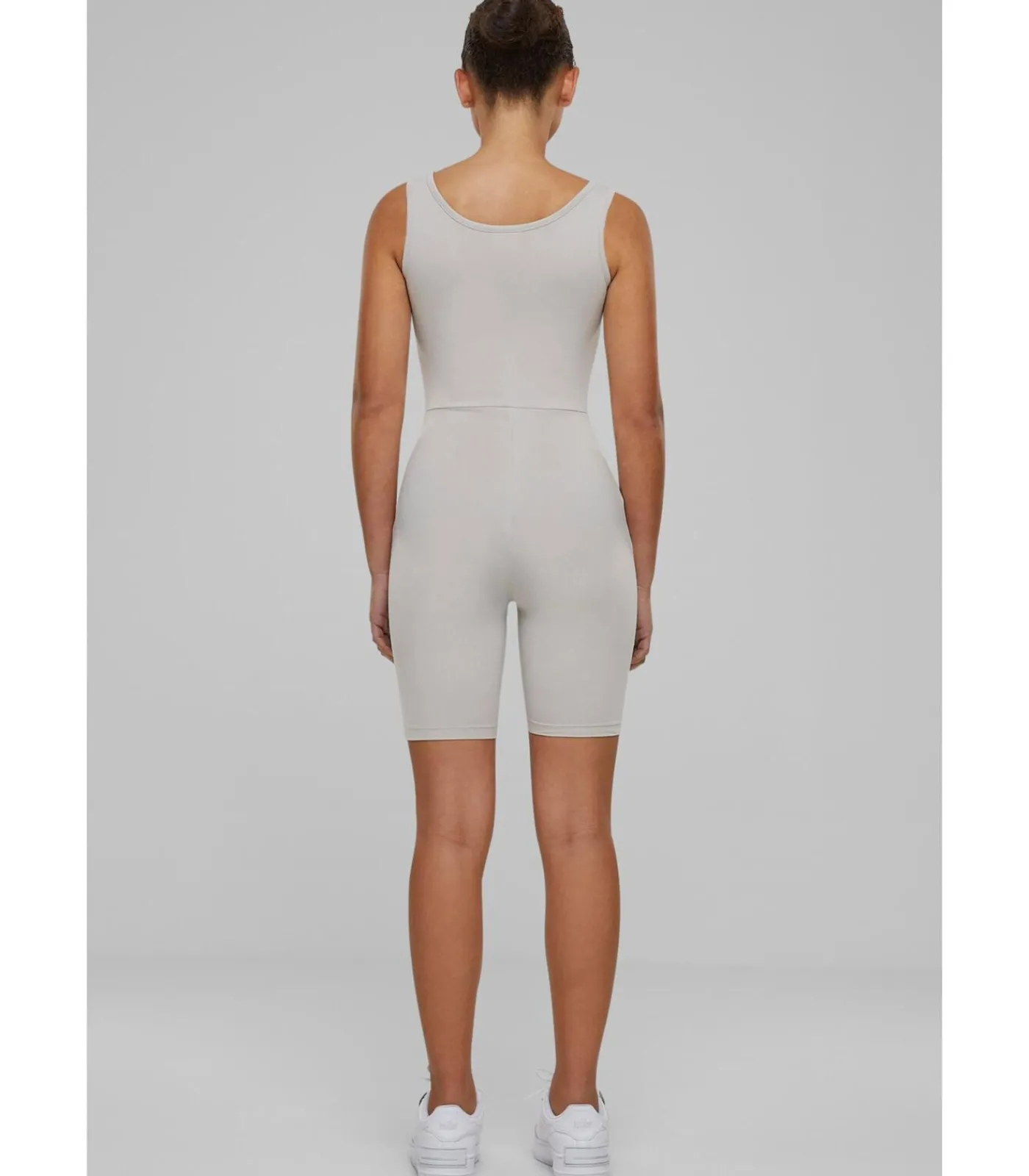 Urban Classics Korte jumpsuit voor vrouwen Organic gray
