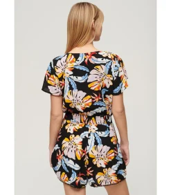 Superdry Korte jumpsuit voor vrouwen Beach orange Outlet
