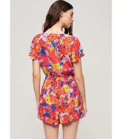 Superdry Korte jumpsuit voor vrouwen Beach pink Hot