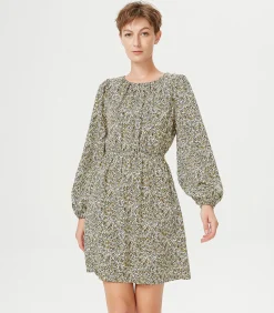 Smart & Joy Korte jurk met elastische taille en bloemenprint multicolor Discount