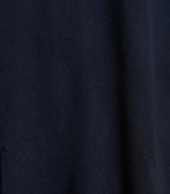 La Fée Maraboutée Korte jurk van fijne donkerblauwe mesh met borduurwerk navyBlue Sale