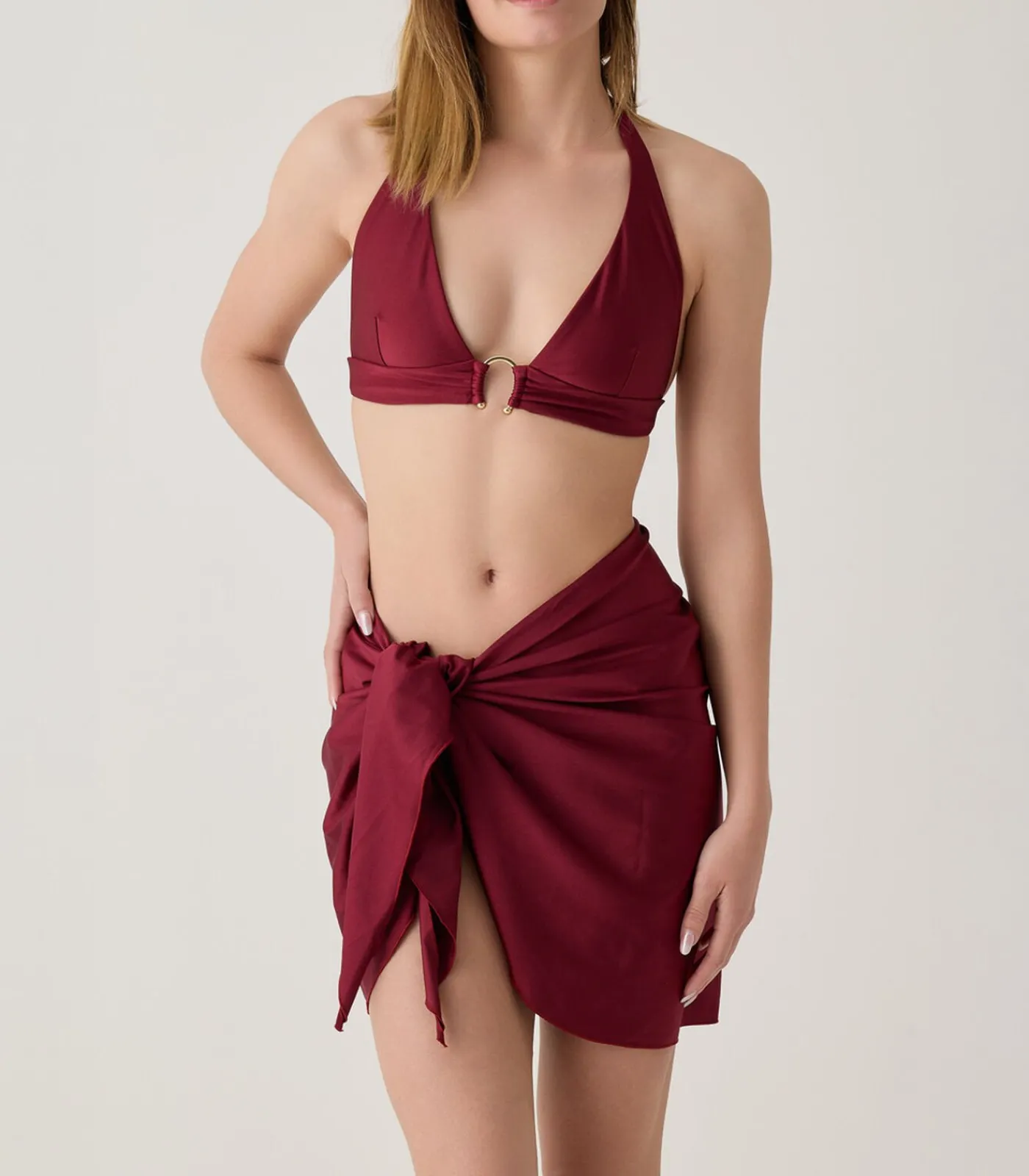 Laura By Janine Robin Korte pareo Venus darkRed Sale