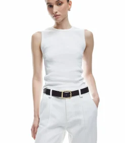 Koton Back Cut-Out Detail Tank Top white Hot