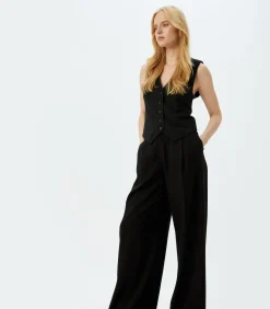 Koton Baggy Suit Pants black