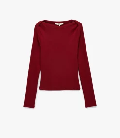 Koton Basic T-Shirt bordeaux Outlet
