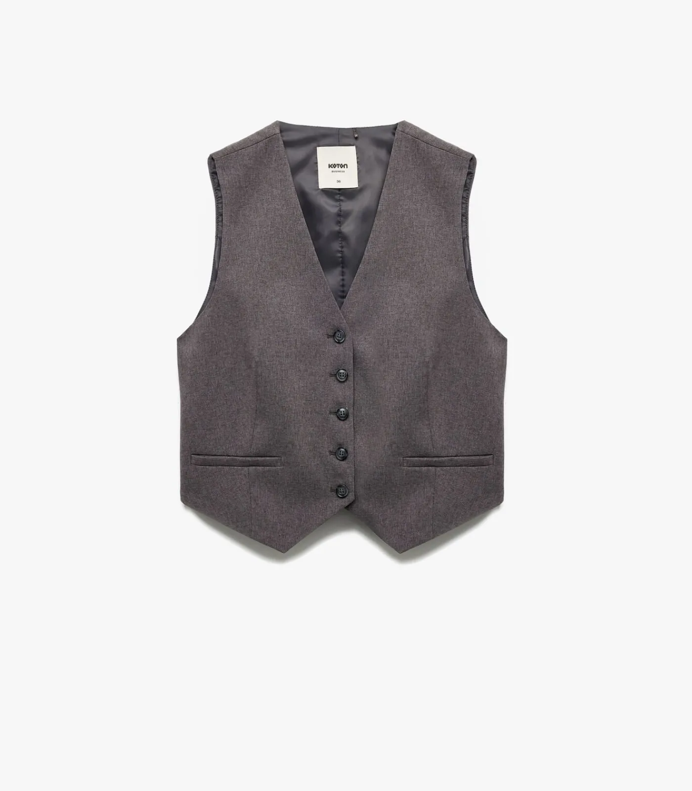 Koton Blazer Vest antraciteGrey Discount