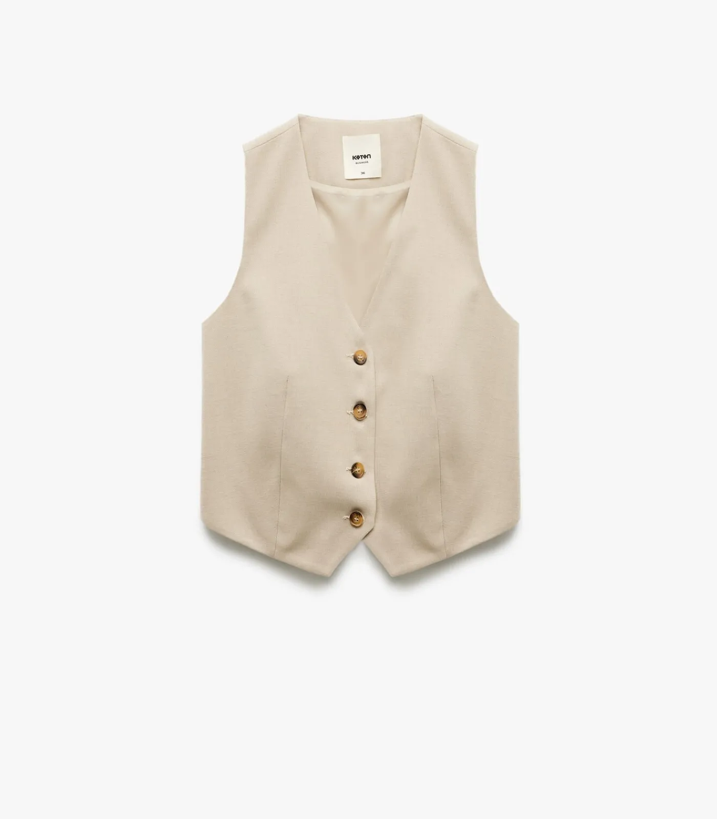 Koton Blazer Vest beige Online