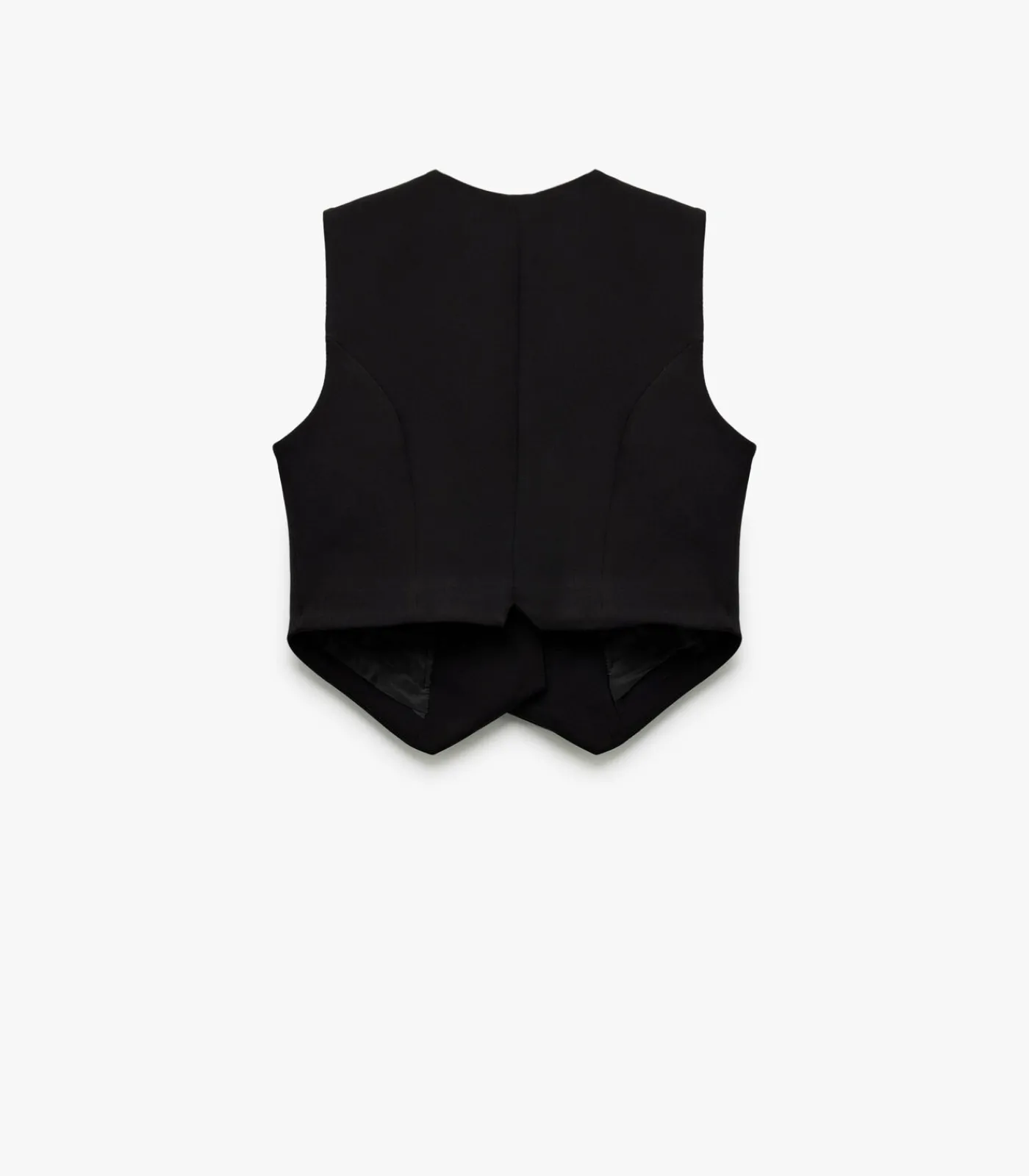 Koton Buttoned Blazer Vest black