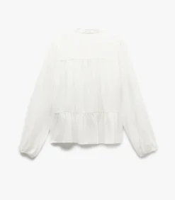 Koton Buttoned Blouse white Outlet