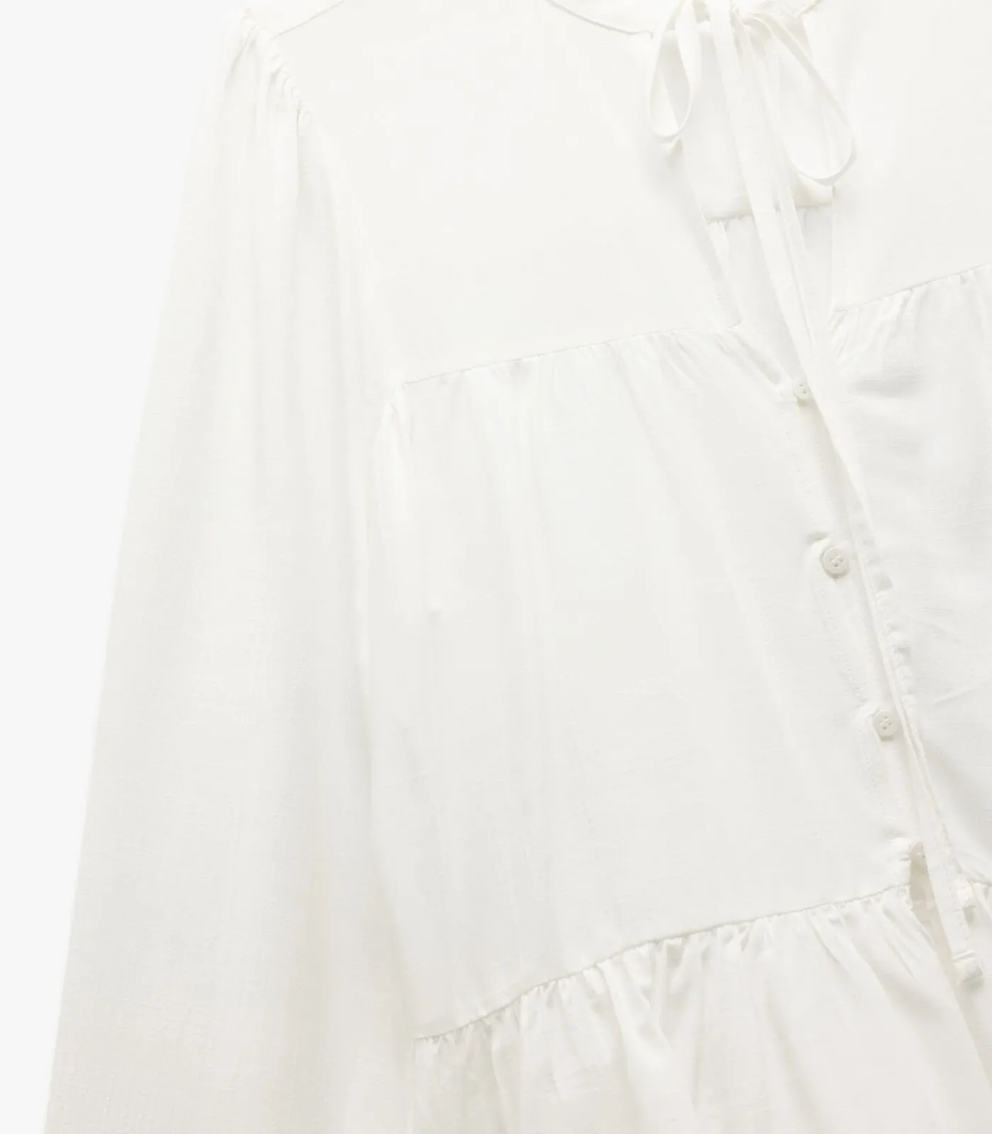 Koton Buttoned Blouse white Outlet