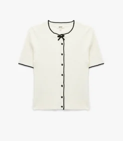 Koton Buttoned Knit Cardigan white Outlet