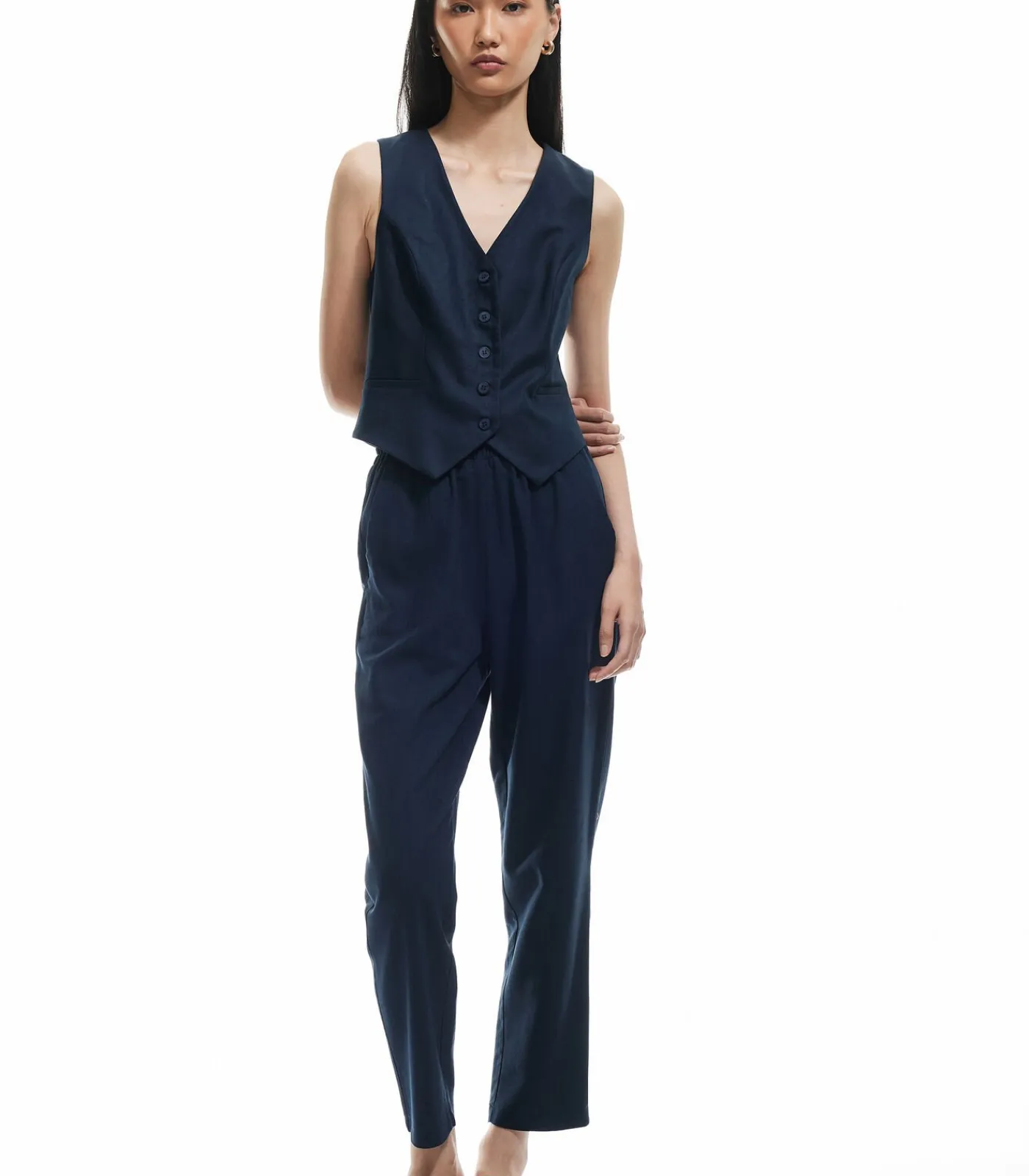 Koton Carrot Trousers navyBlue Online