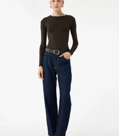 Koton Crew Neck Bodysuit brown Best