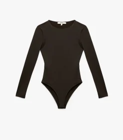Koton Crew Neck Bodysuit brown Best