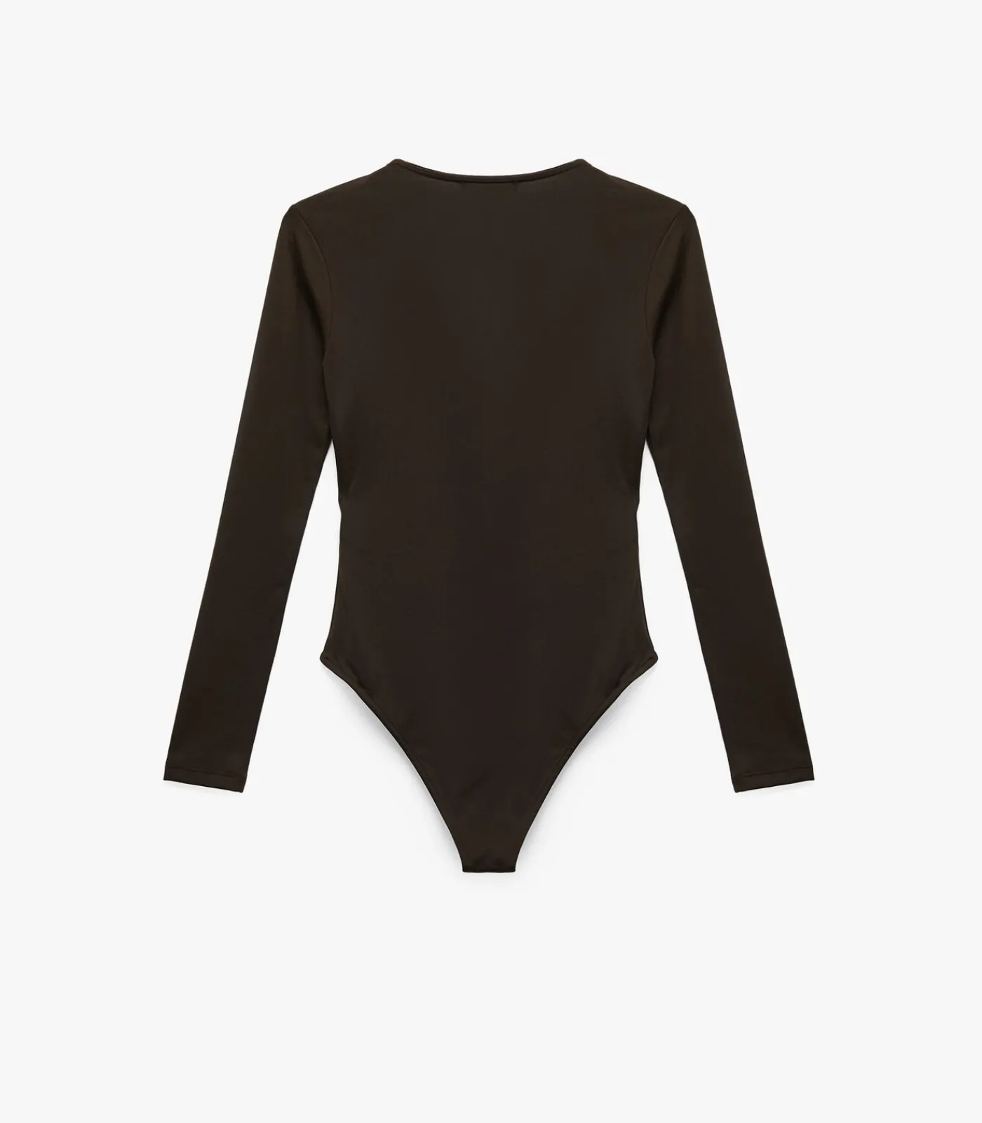 Koton Crew Neck Bodysuit brown Best