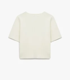 Koton Crew Neck Buttoned Cardigan white Hot