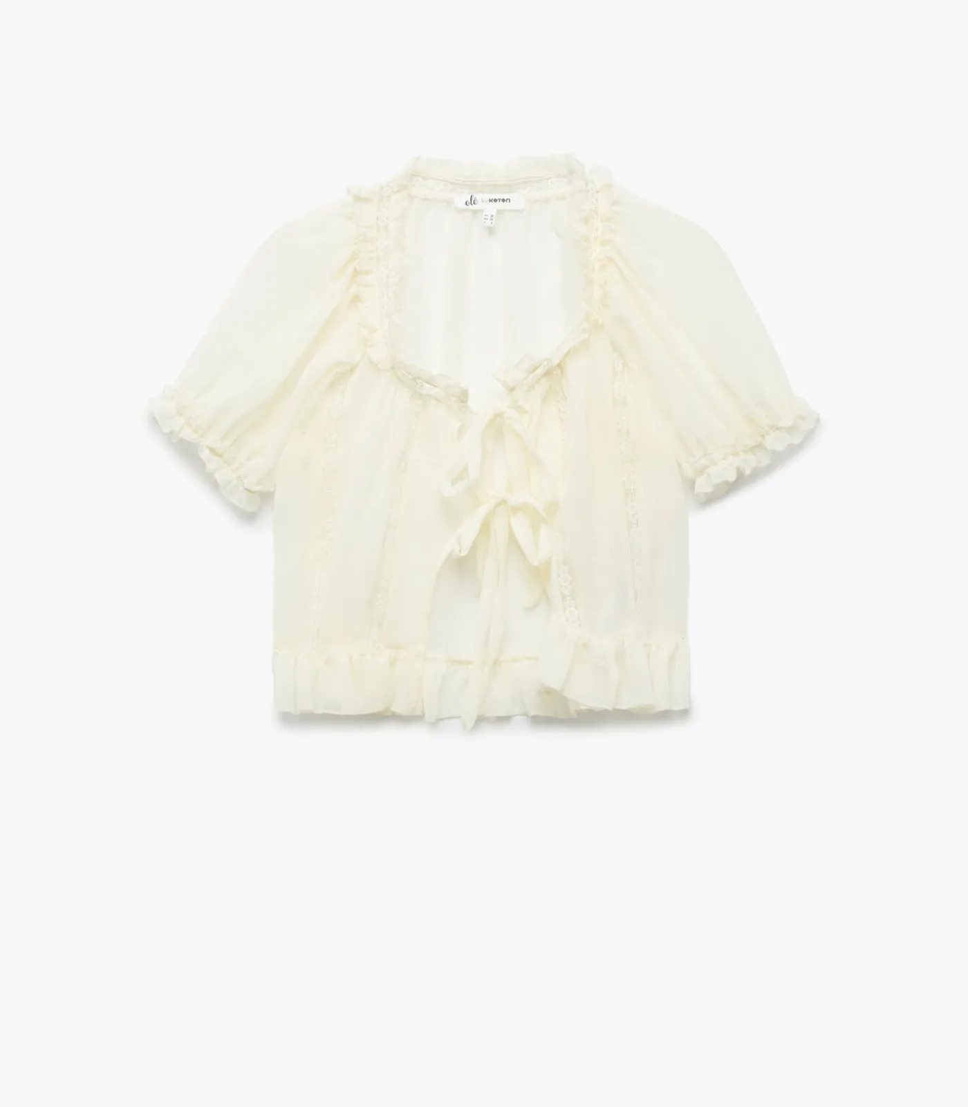 Koton Crop Blouse white New