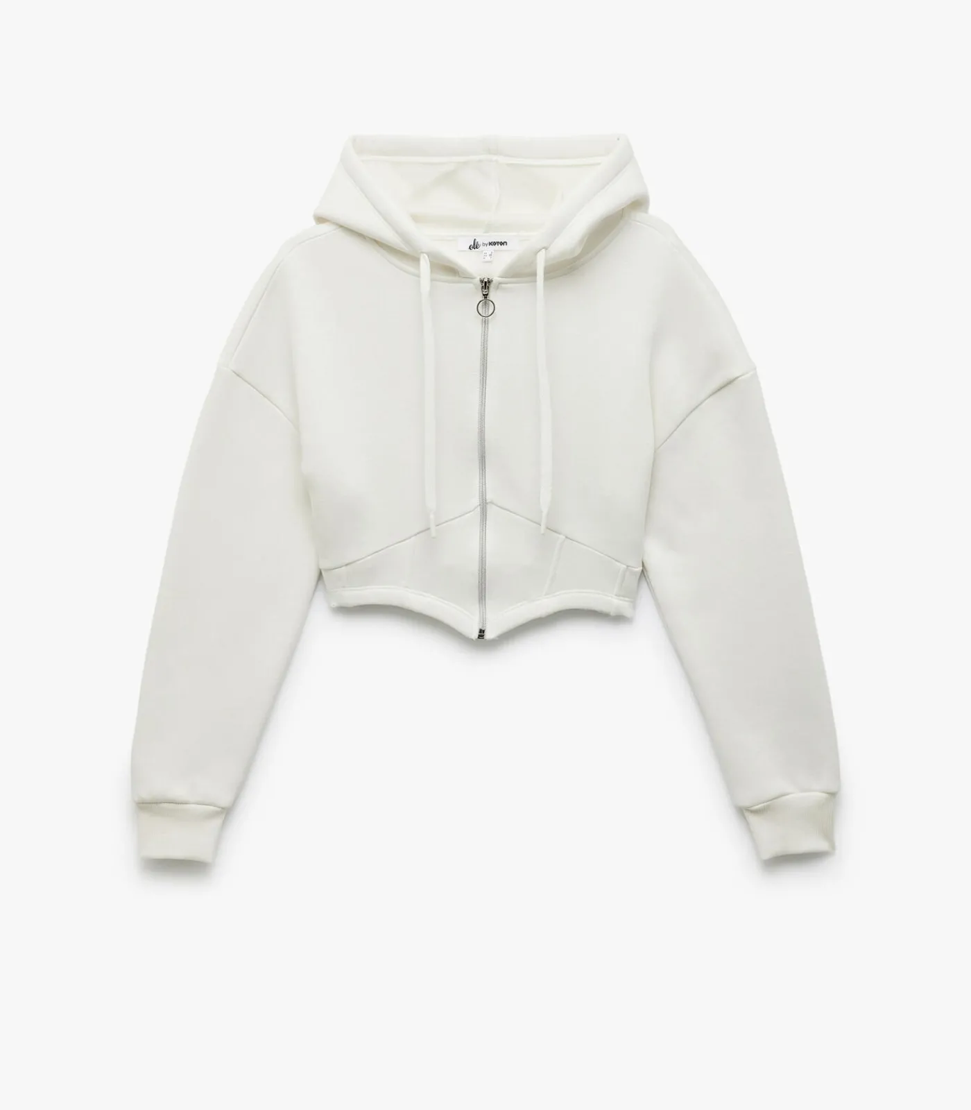 Koton Crop Sweatshirt white Best