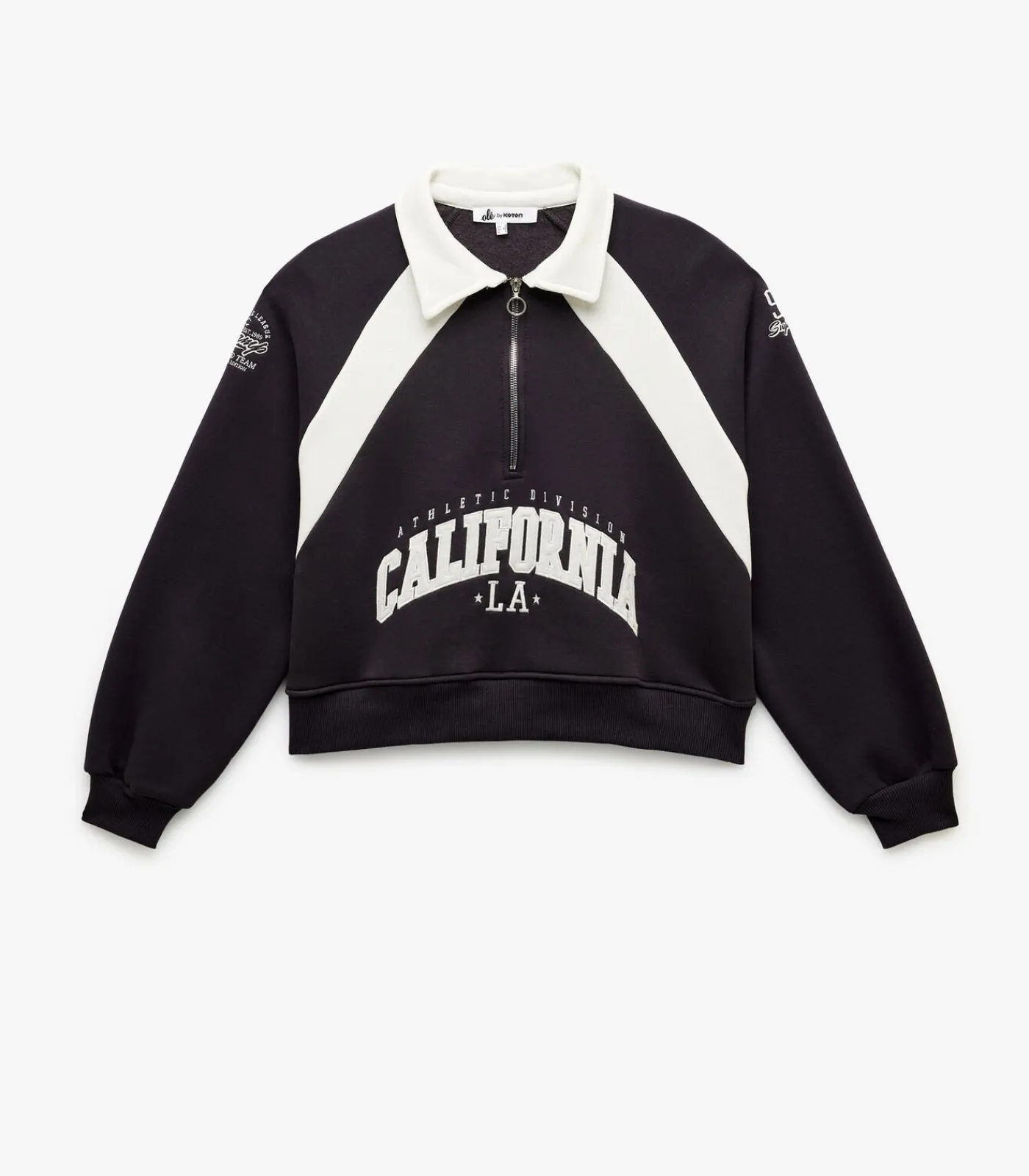 Koton Crop Sweatshirt antraciteGrey Online