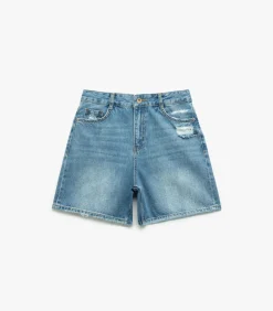 Koton Denim Shorts Indigo New