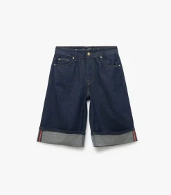 Koton Denim Shorts Indigo Clearance
