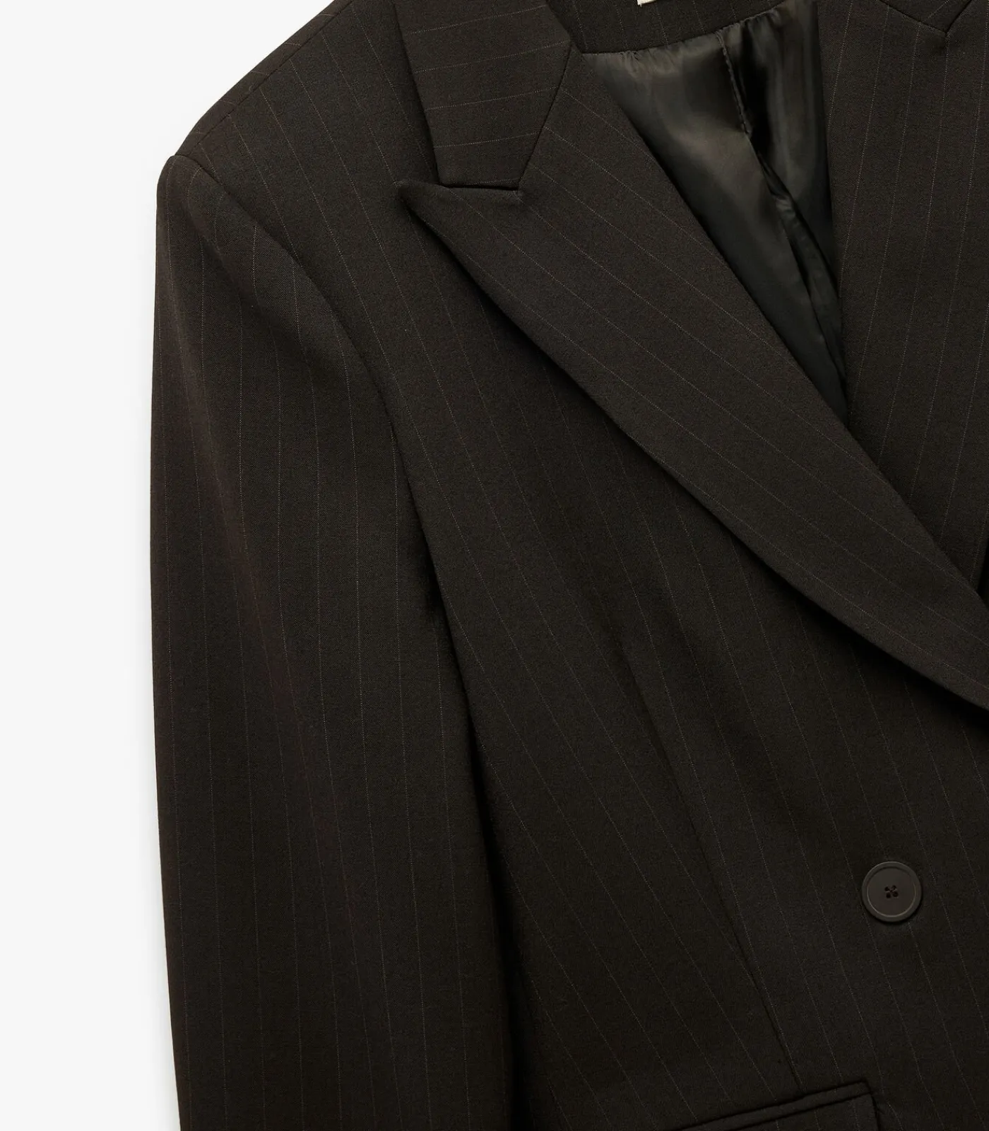 Koton Double Breasted Blazer Jacket brown Outlet
