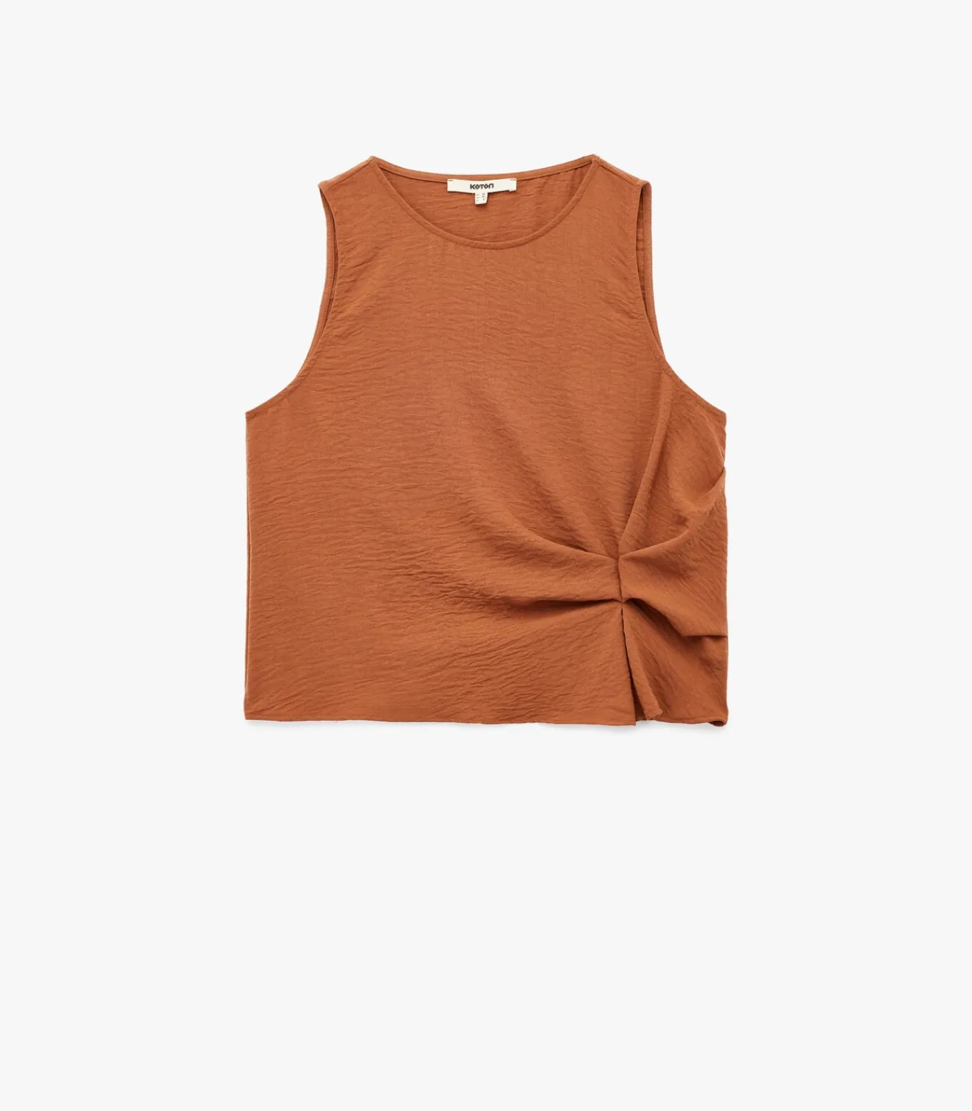 Koton Draped Blouse brown Sale
