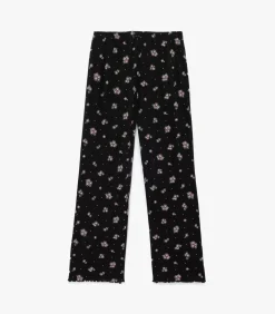 Koton Floral Pajama Bottoms black Discount