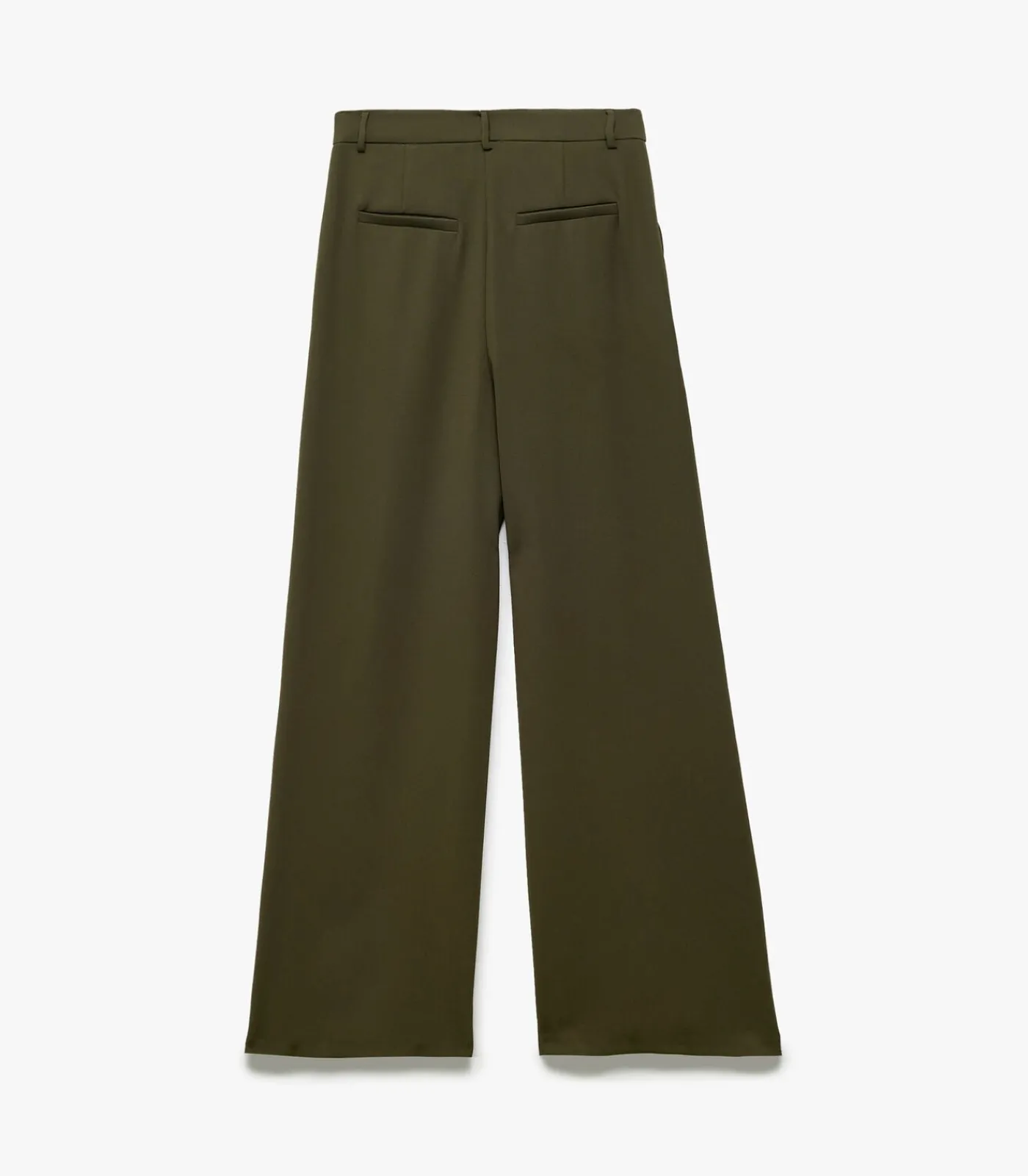 Koton High-Rise Palazzo Pants khaki Sale