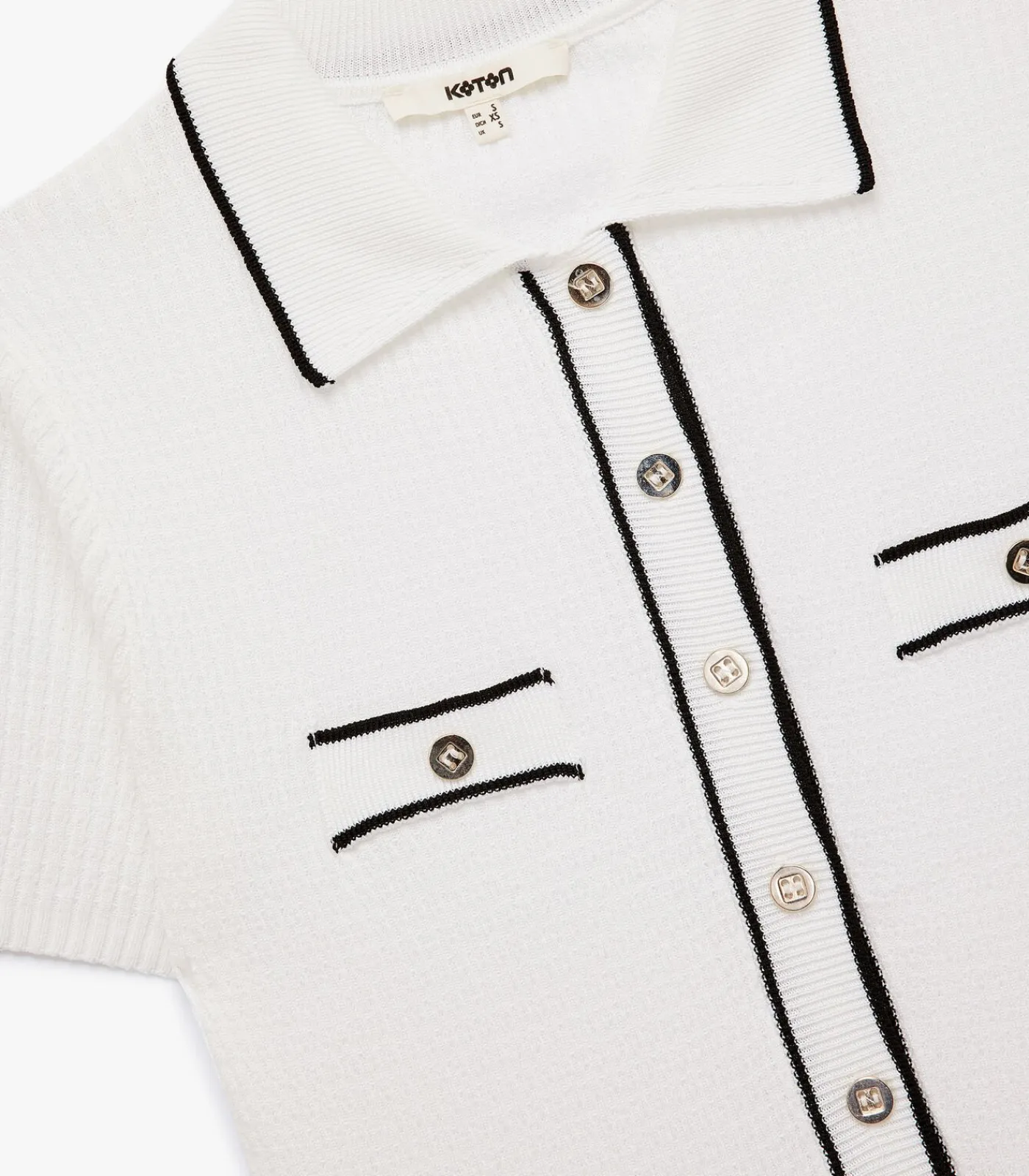 Koton Knit Sweater white Sale
