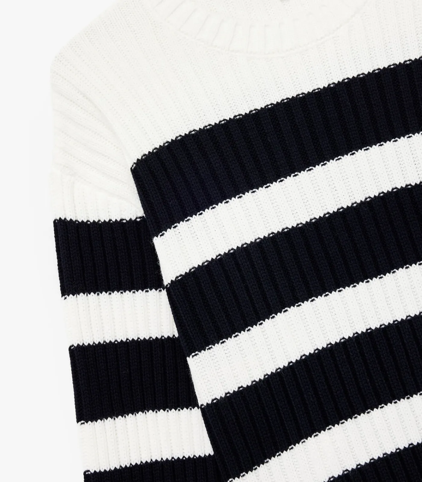 Koton Knit Sweater white Clearance