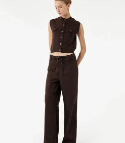 Koton Knit Vest brown Best