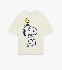 Koton Licensed Snoopy T-Shirt yellow New