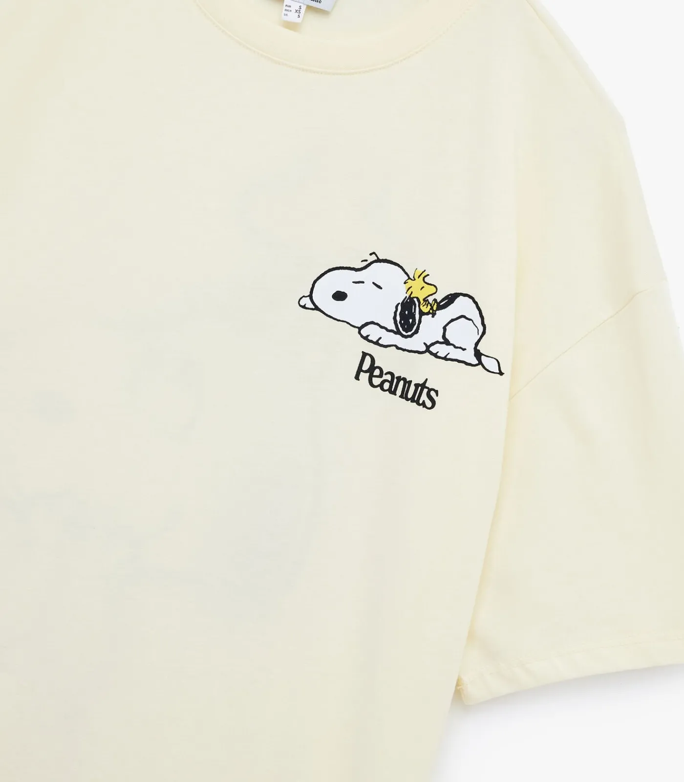 Koton Licensed Snoopy T-Shirt yellow New
