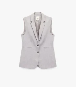 Koton Long Blazer Vest gray Best