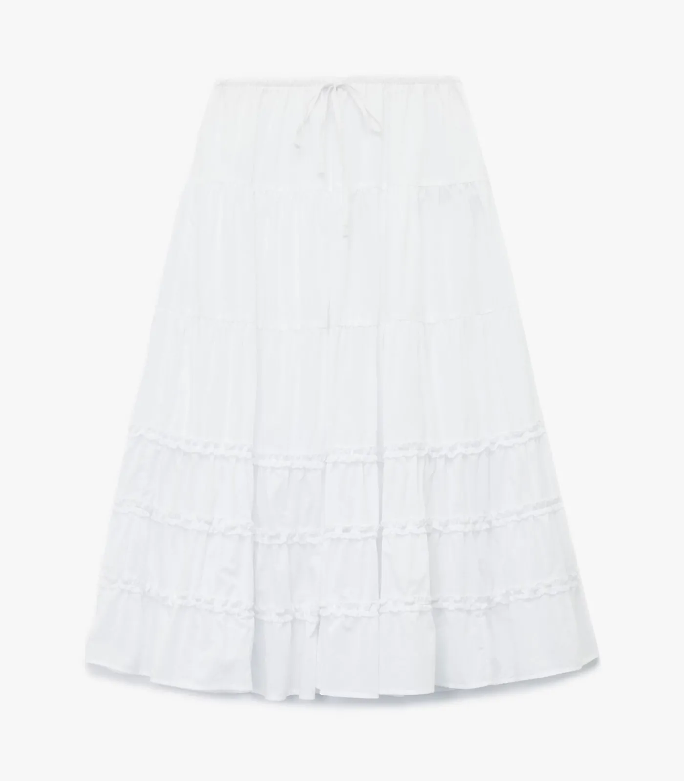 Koton Maxi Skirt white Clearance