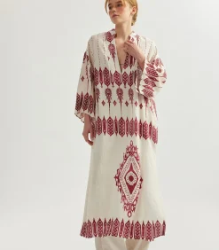 Koton Maxi Viscose Dress bordeaux Online