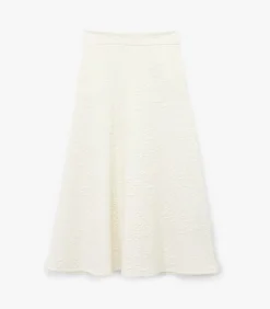 Koton Midi Flared Skirt white Outlet
