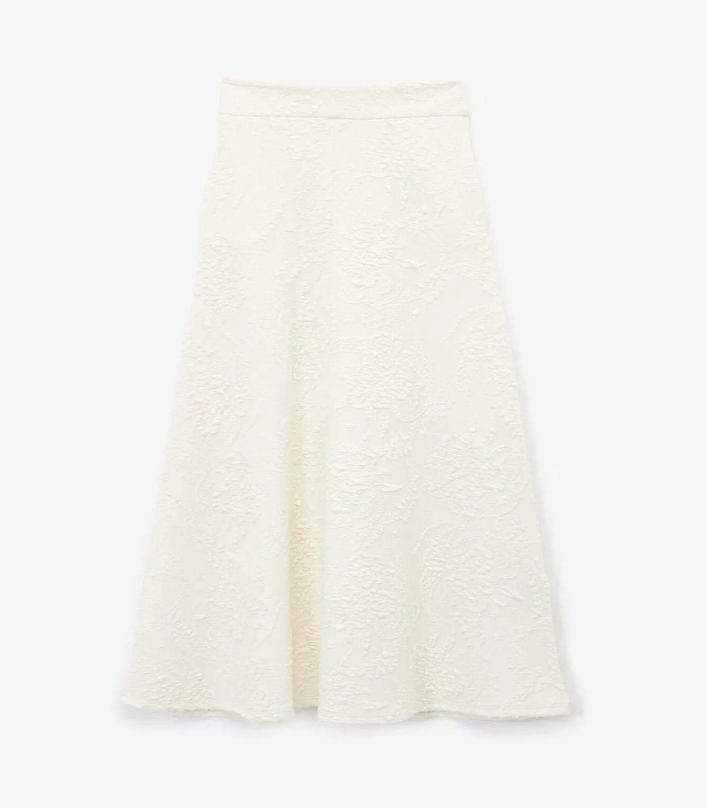 Koton Midi Flared Skirt white Outlet