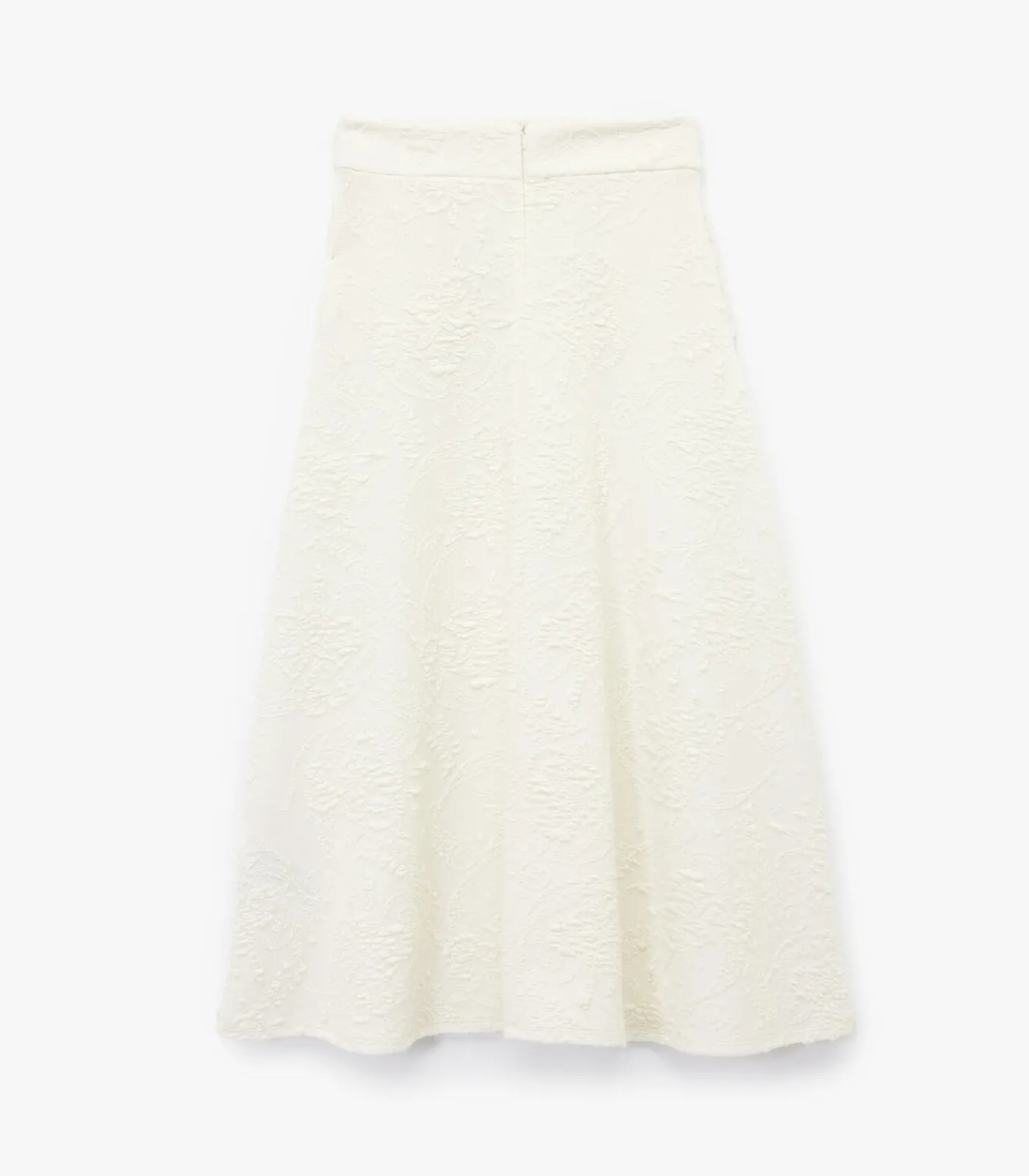 Koton Midi Flared Skirt white Outlet