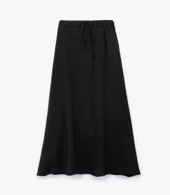Koton Midi Flared Skirt black Clearance