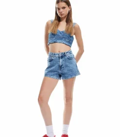 Koton Mini Denim Shorts Indigo Hot