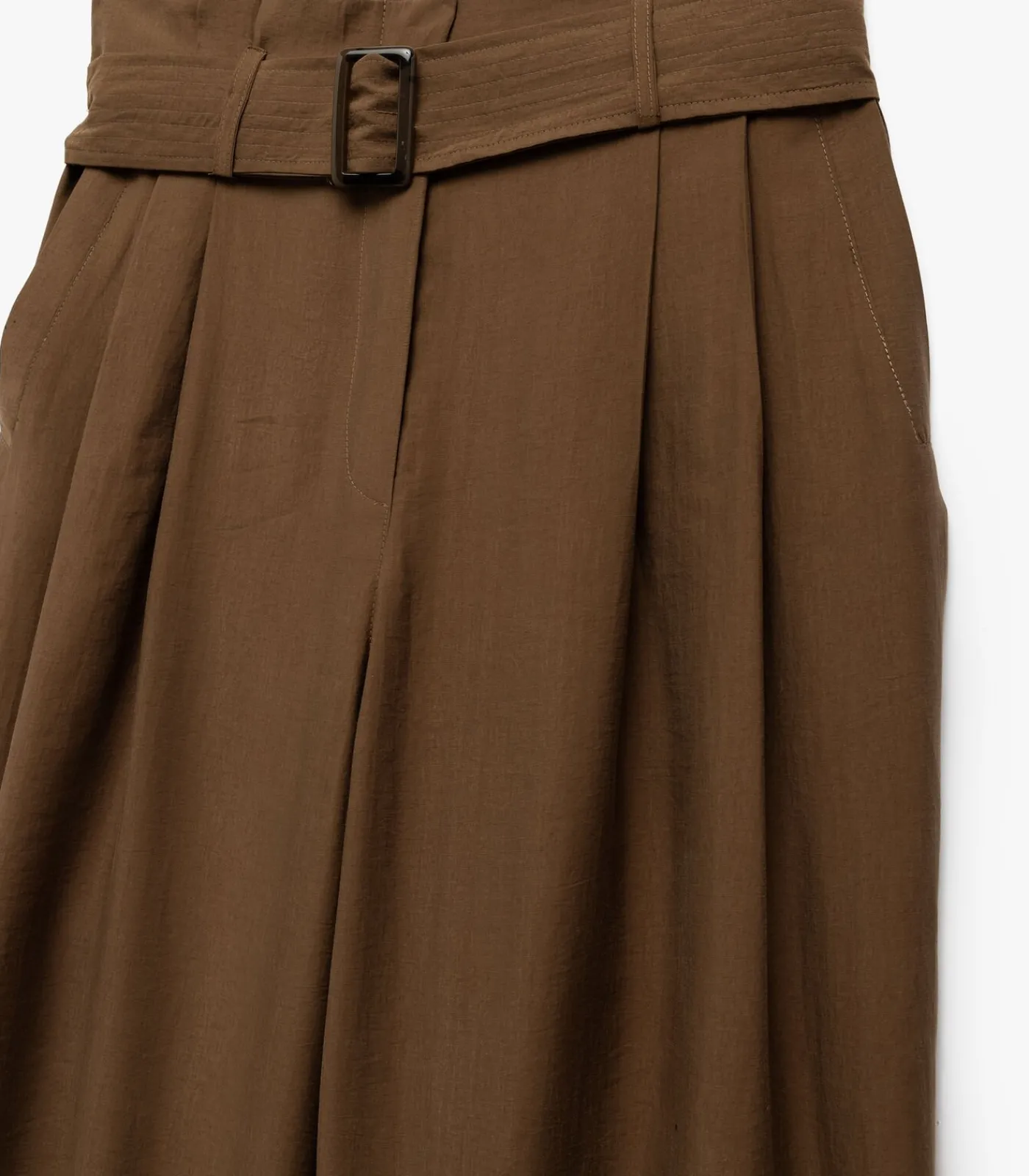 Koton Modal Wide Leg Pants brown New